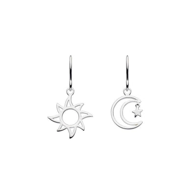 Sun, Moon and Star Drop Earrings - Rococo Jewellery