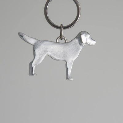 Lancaster & Gibbings Labrador Dog Key Ring in Pewter - Rococo Jewellery