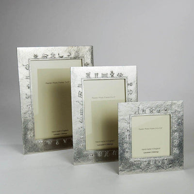 Lancaster & Gibbings Pewter Baby Charms Photo Frame - Rococo Jewellery