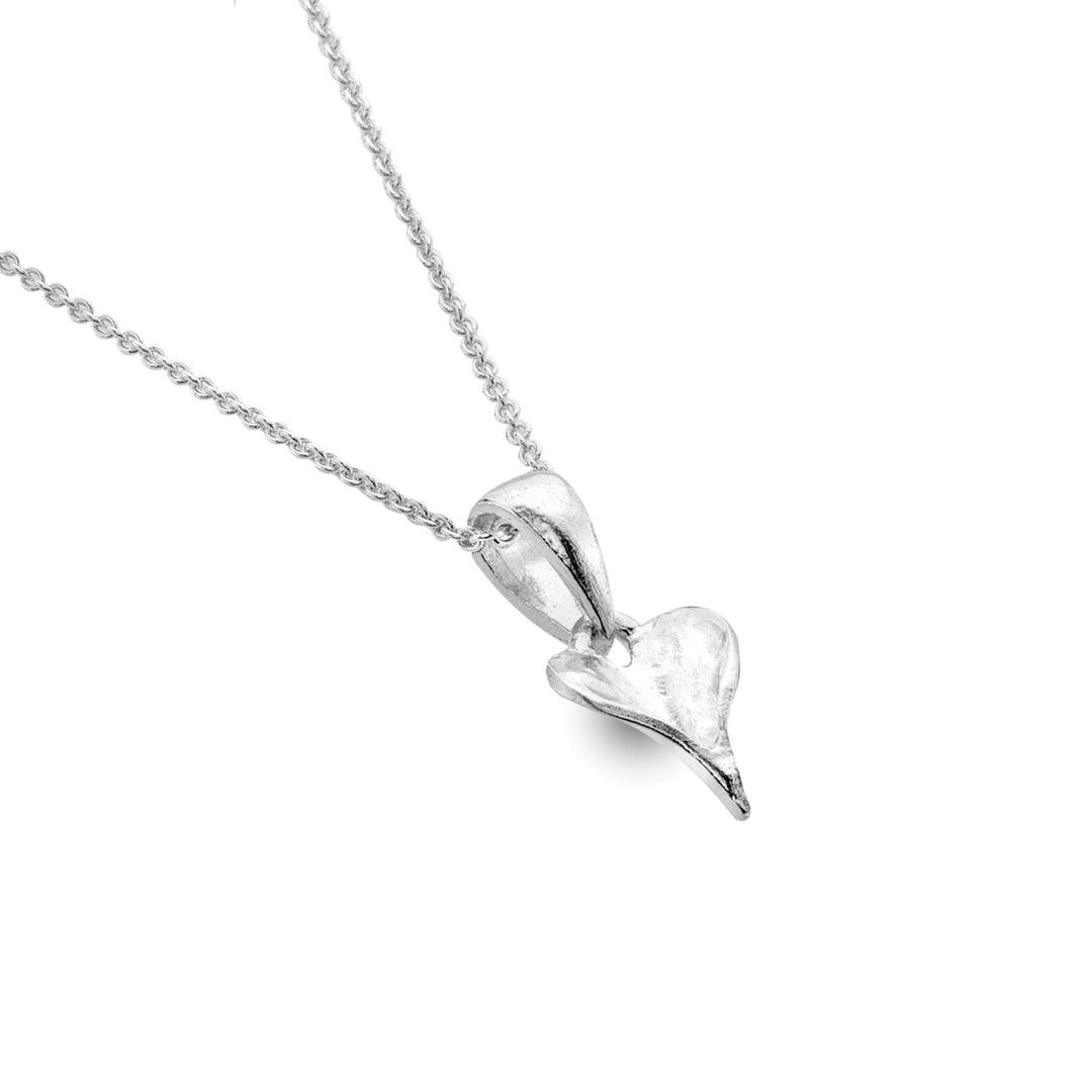 Sea Gems Petite Heart Leaf Necklace - Rococo Jewellery