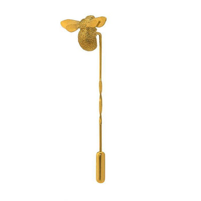 Alex Monroe 22ct Gold Plate Bumblebee Pin - Rococo Jewellery