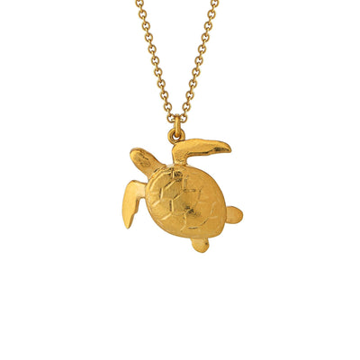 Alex Monroe Sea Turtle Necklace - Rococo Jewellery