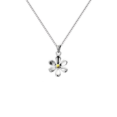 Sea Gems Daisy Flower Pendant - Rococo Jewellery