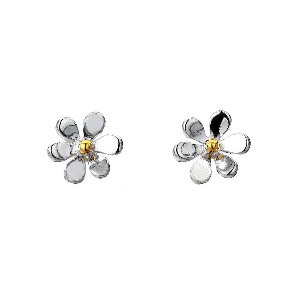 Sea Gems Daisy Flower Stud Earrings - Rococo Jewellery