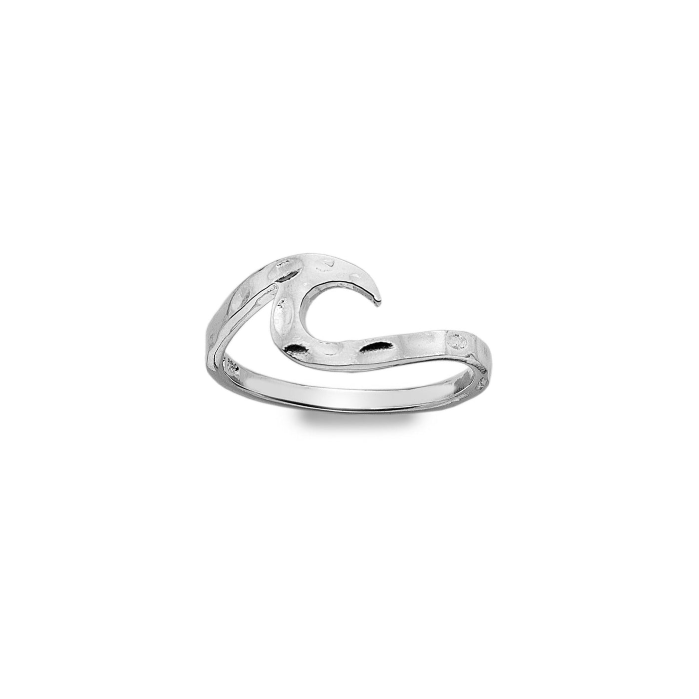 Sea Gems Curved Wave Ring - Rococo Jewellery