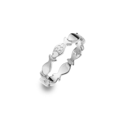 Shoal of Fishes Ring - Sterling Silver - Rococo Jewellery