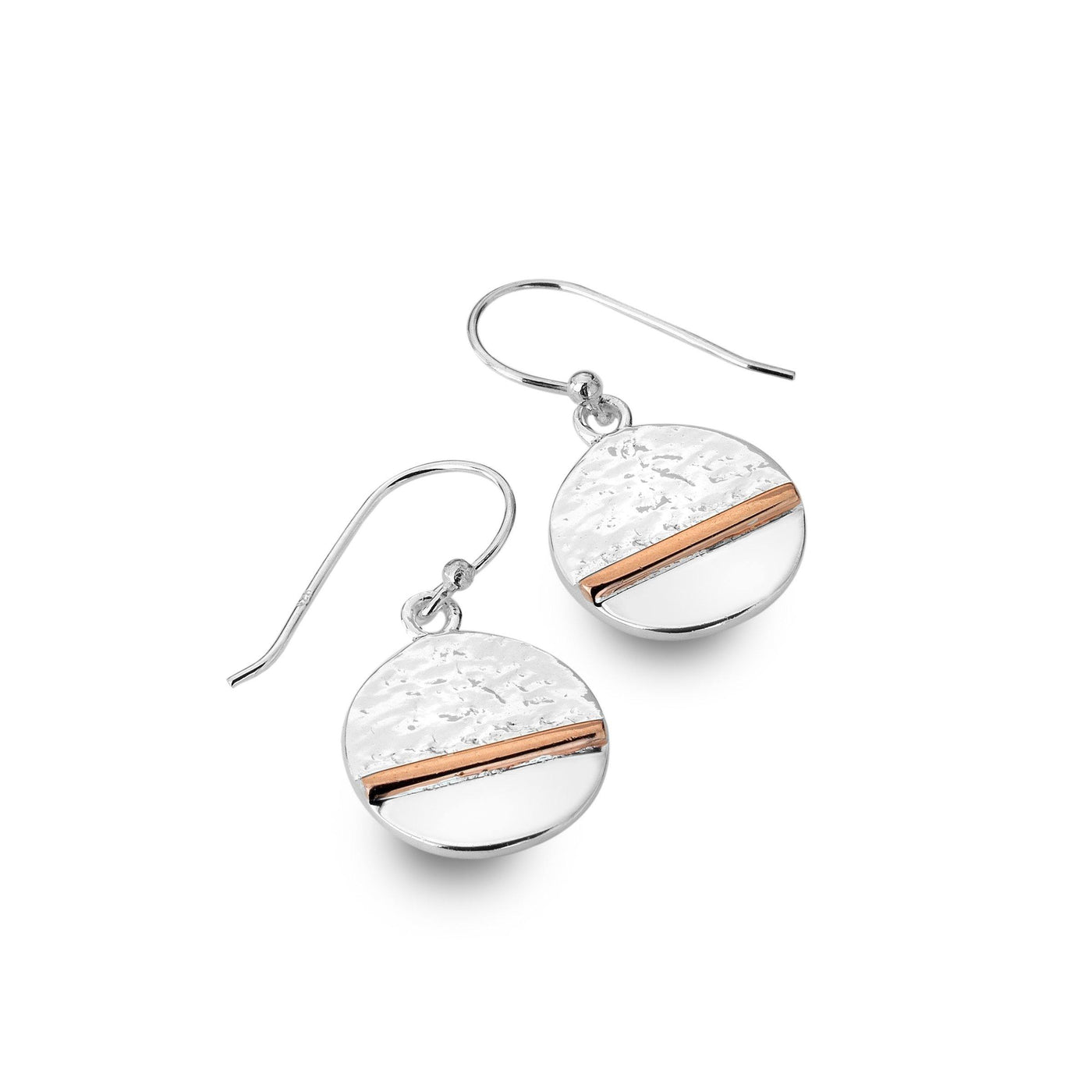 Sea Gems Horizon Drop Earrings - Sterling Silver - Rococo Jewellery