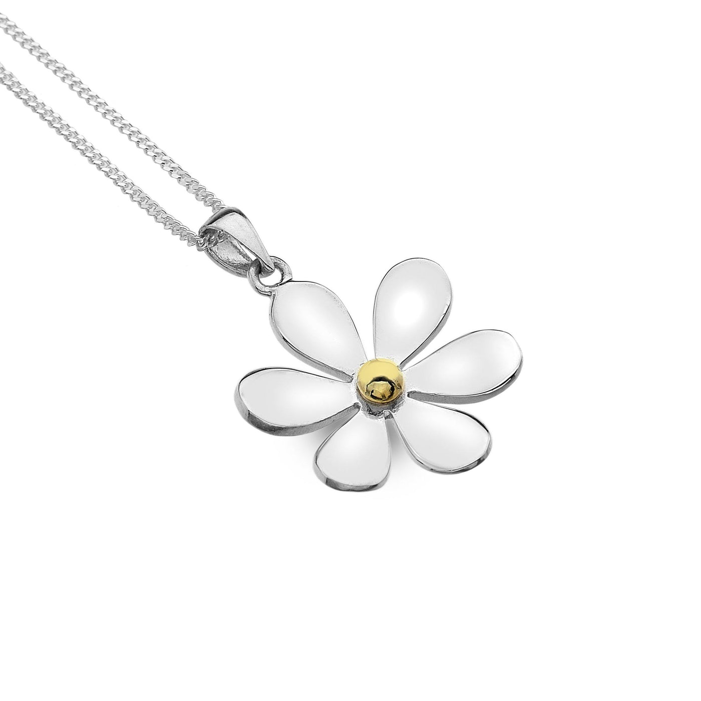Sea Gems Daisy Flower Necklace - Rococo Jewellery