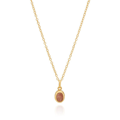 Anna Beck Oasis Small Sunstone Necklace - Rococo Jewellery
