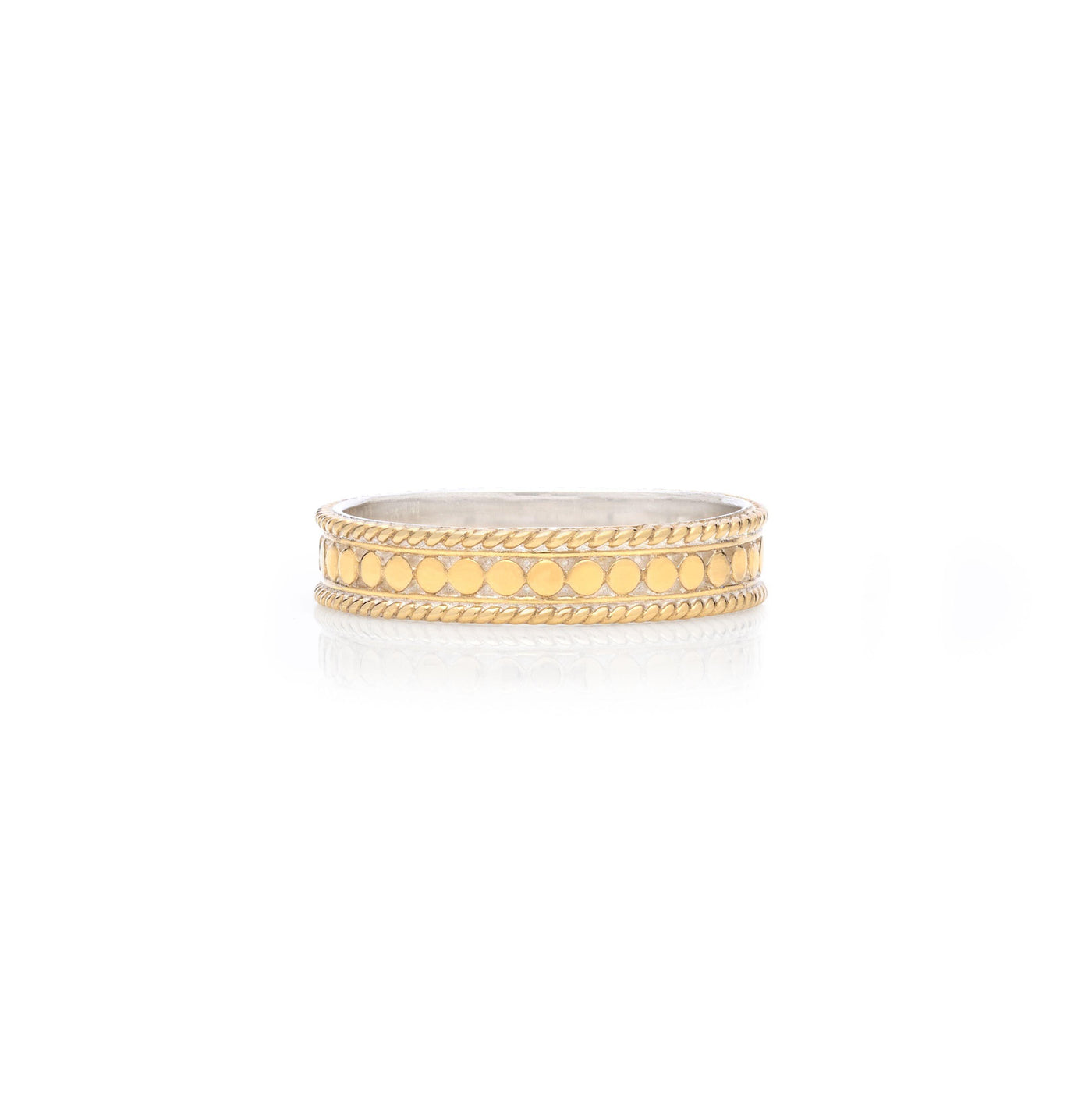 Anna Beck Classic Gold Stacking Dot Ring - Rococo Jewellery