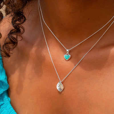 Sea Gems Textured Twist Necklace - Rococo Jewellery