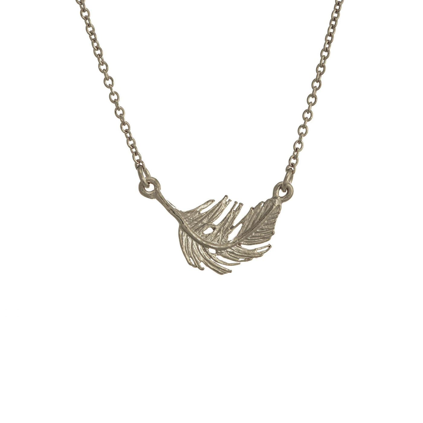 Alex Monroe Little Feather In-line Necklace - Rococo Jewellery
