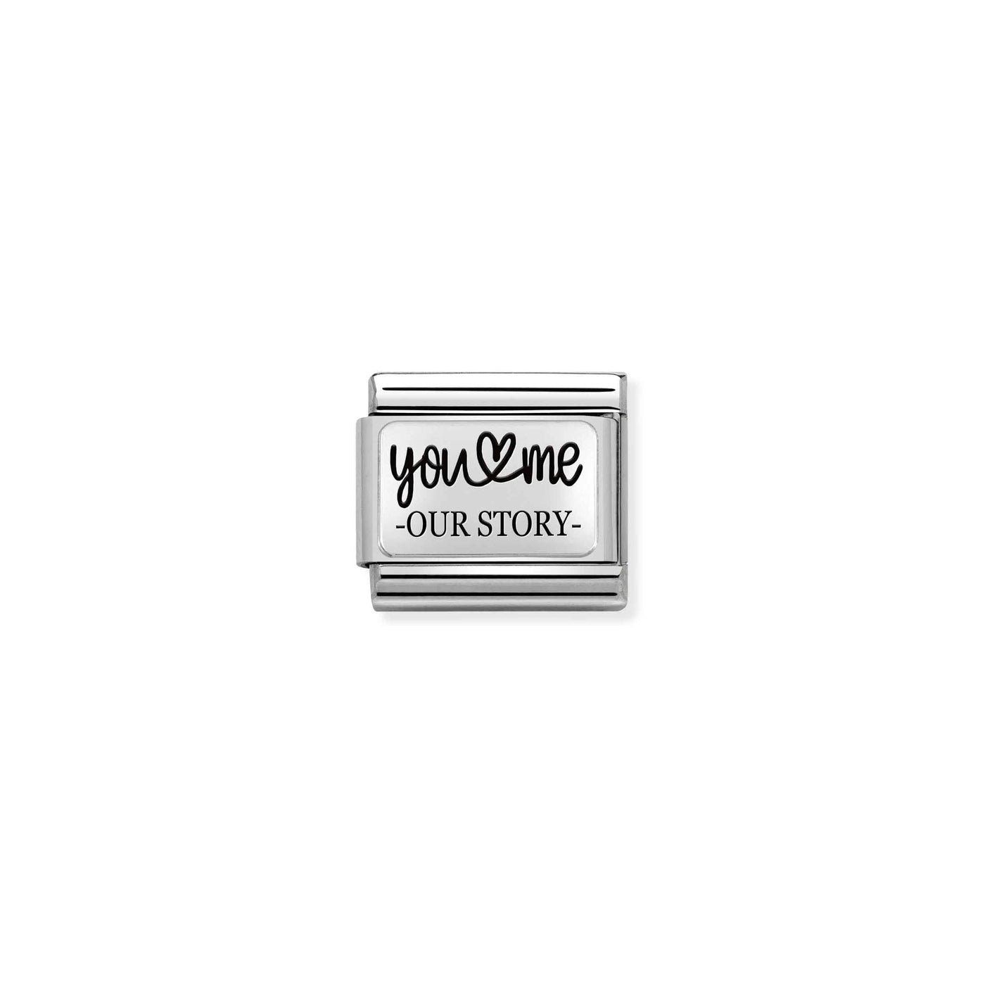 Nomination Classic 'You and Me, Our Story' Charm - Rococo Jewellery