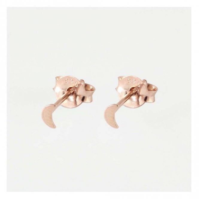 Kingsley Ryan Crescent Moon Stud Earrings – Rococo Jewellery