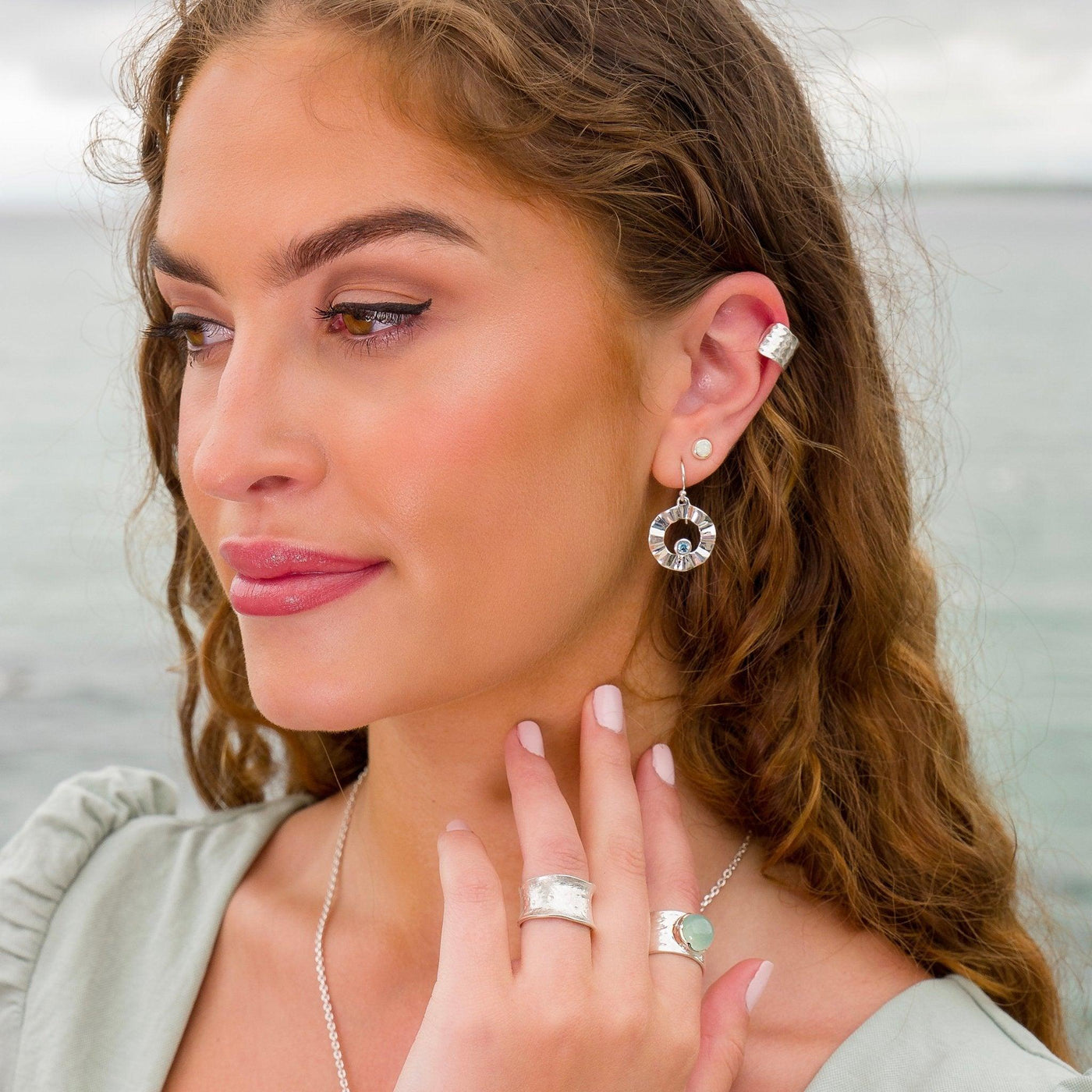 Sea Gems Topaz Cove Earrings - Rococo Jewellery
