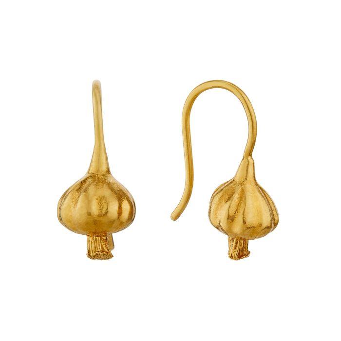 Alex Monroe Garlic Hook Drop Earrings - Rococo Jewellery