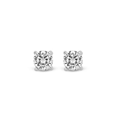Ti Sento Sterling Silver Brilliant Cut Cubic Zirconia Stud Earrings - Rococo Jewellery