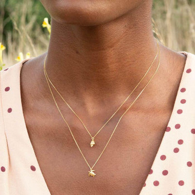 Alex Monroe Teeny Tiny Turtle Necklace - Rococo Jewellery
