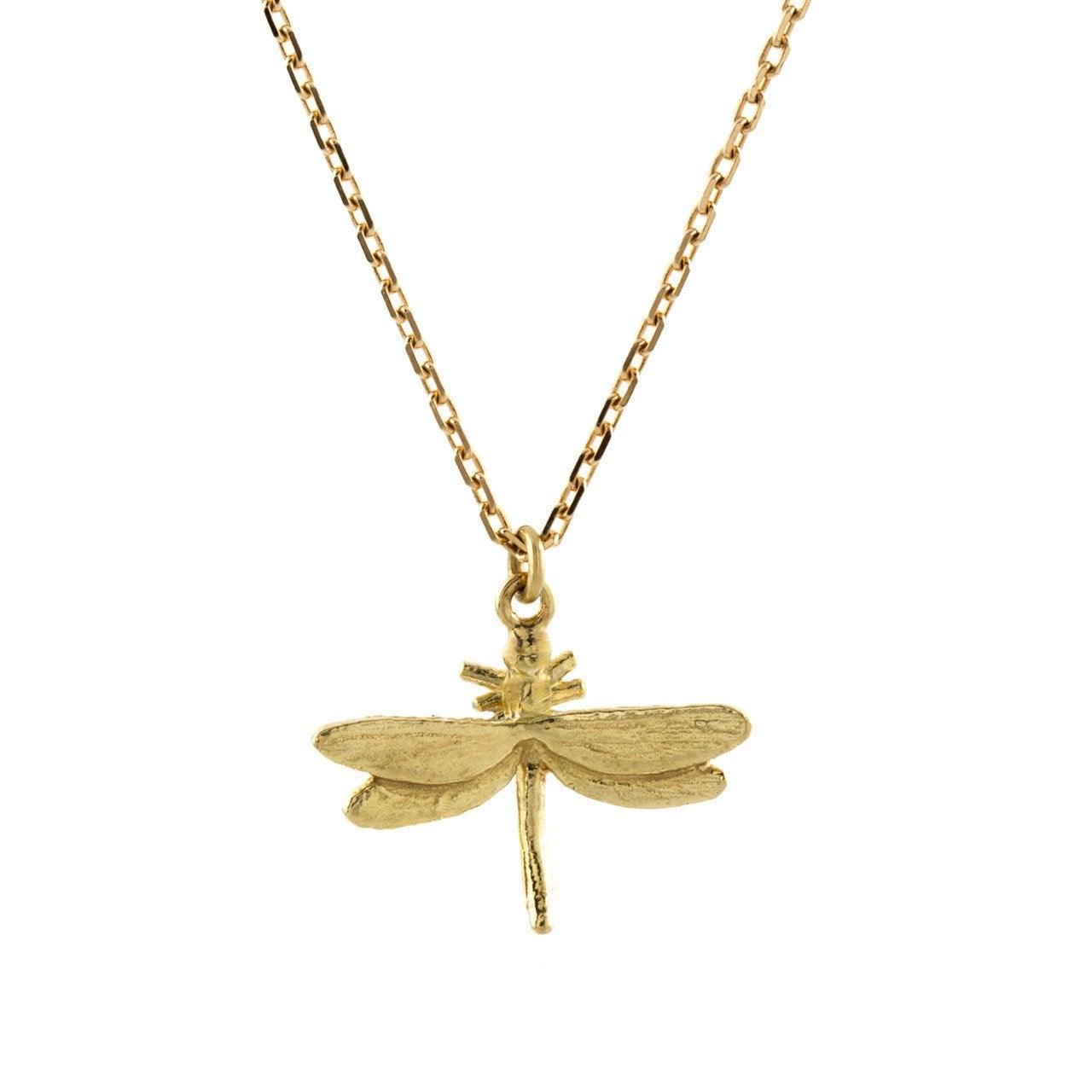 Alex Monroe Teeny Tiny Dragonfly Necklace - Rococo Jewellery
